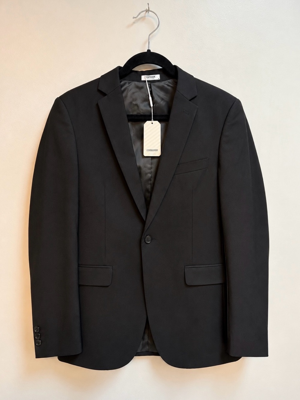 NWT Amazon Black Single-Breasted Blazer